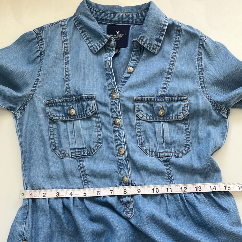American Eagle Outfitters Blue Denim Dress - Picture 7 of 11